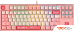 Клавиатура A4Tech BLOODY S87 ENERGY PINK (BLOODY BLMS RED PLUS) (70896)
