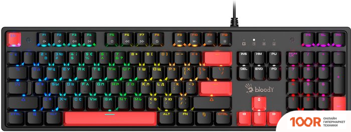 Клавиатура A4Tech BLOODY S510R (ЧЕРНЫЙ) (70890)
