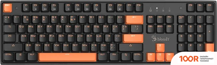 Клавиатура A4Tech BLOODY S510 (ЧЕРНЫЙ, BLOODY BLMS RED) (70885)