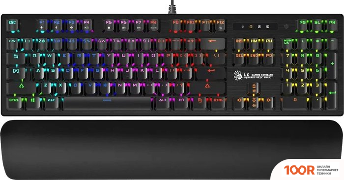 Клавиатура A4Tech BLOODY B825R (LIGHT STRIKE BLUE) (70875)