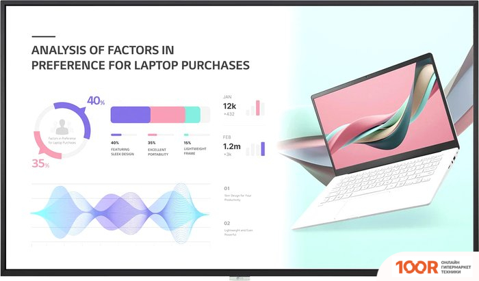 Информационная панель LG 55UH5J-H (69749)