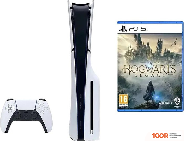 Игровая приставка Sony PLAYSTATION 5 SLIM + HOGWARTS LEGACY (ЦИФРОВОЙ КЛЮЧ) (69125)