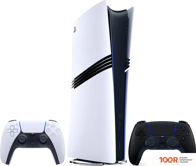 Игровая приставка Sony PLAYSTATION 5 PRO (2 ГЕЙМПАДА, БЕЛЫЙ/ЧЕРНАЯ ПОЛНОЧЬ) (69116)