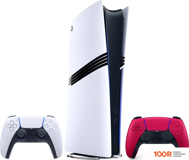 Игровая приставка Sony PLAYSTATION 5 PRO (2 ГЕЙМПАДА, БЕЛЫЙ/КОСМИЧЕСКИЙ КРАСНЫЙ) (69114)