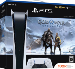 Игровая приставка Sony PLAYSTATION 5 DIGITAL EDITION + GOD OF WAR: RAGNAROK (69107)