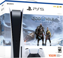 Игровая приставка Sony PLAYSTATION 5 + GOD OF WAR: RAGNAROK (69100)