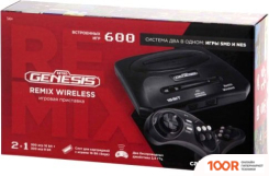 Игровая приставка Retro Genesis REMIX WIRELESS 8+16 BIT (2 ГЕЙМПАДА, 600 ИГР) (69083)