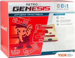 Игровая приставка Retro Genesis MODERN WIRELESS (2 ГЕЙМПАДА, 300 ИГР) (69079)