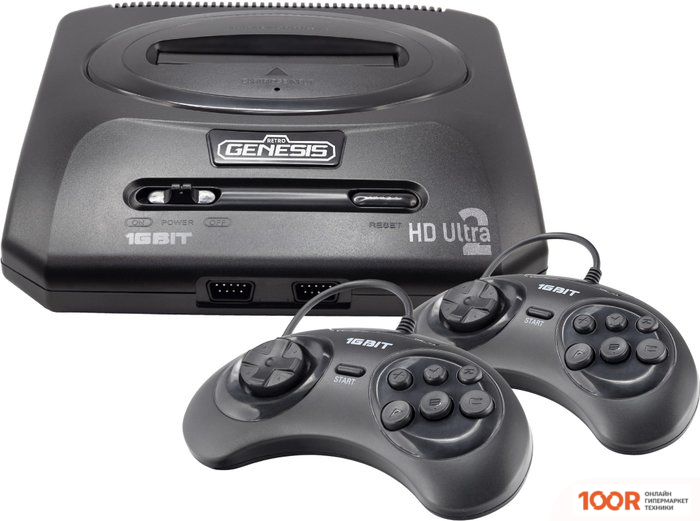 Игровая приставка Retro Genesis HD ULTRA 2 (2 ПРОВОДНЫХ ГЕЙМПАДА, 150 ИГР) (69072)