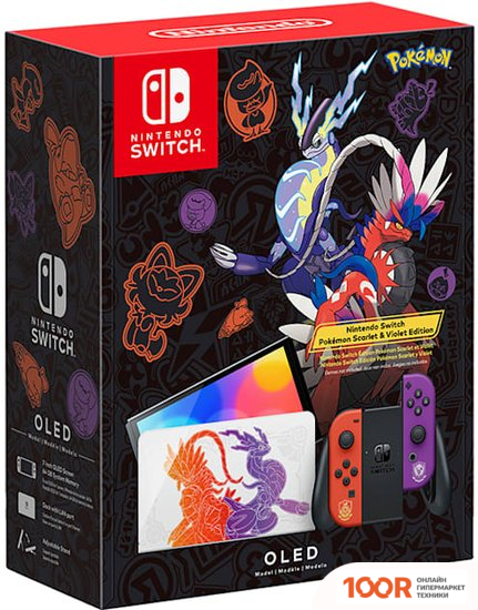 Игровая приставка Nintendo SWITCH OLED POKЕMON SCARLET AND VIOLET EDITION (69061)