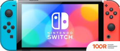 Игровая приставка Nintendo SWITCH OLED (ЧЕРНЫЙ, С НЕОНОВЫМИ JOY-CON) (69060)
