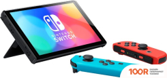 Игровая приставка Nintendo SWITCH OLED (ЧЕРНЫЙ, С НЕОНОВЫМИ JOY-CON) (69060)