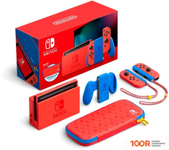 Игровая приставка Nintendo SWITCH 2019 MARIO RED & BLUE EDITION (69047)