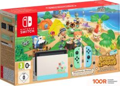 Игровая приставка Nintendo SWITCH 2019 ANIMAL CROSSING: NEW HORIZONS EDITION (69045)