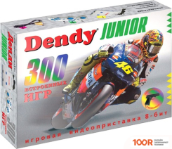 Игровая приставка Dendy JUNIOR (300 ИГР + СВЕТОВОЙ ПИСТОЛЕТ) (68998)
