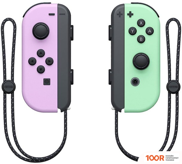 Nintendo JOY-CON (ПАСТЕЛЬНЫЙ ФИОЛЕТОВЫЙ/ПАСТЕЛЬНЫЙ ЗЕЛЕНЫЙ) (68797)