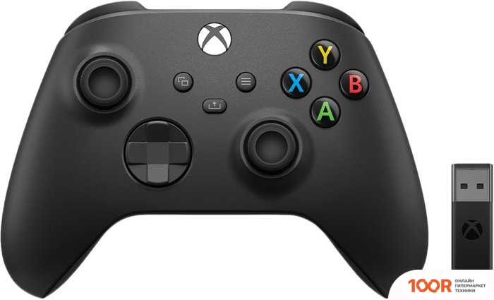 Microsoft XBOX + БЕСПРОВОДНОЙ АДАПТЕР (ЧЕРНЫЙ) (68750)