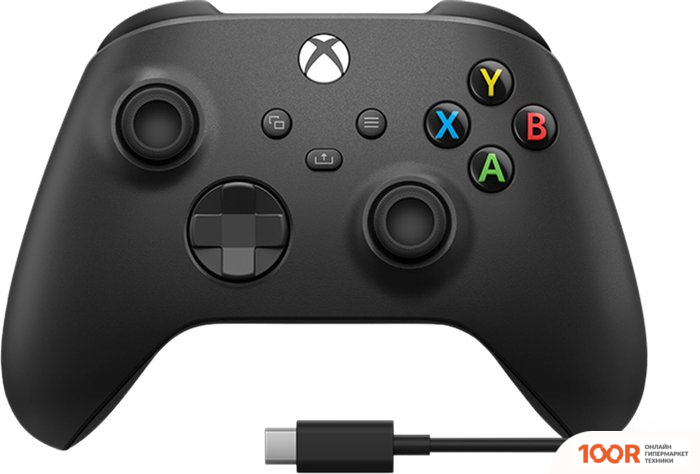 Microsoft XBOX + USB-C КАБЕЛЬ (ЧЕРНЫЙ) (68749)