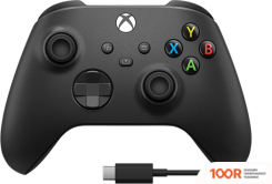 Microsoft XBOX + USB-C КАБЕЛЬ (ЧЕРНЫЙ) (68749)