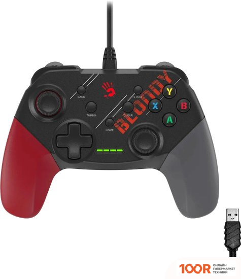 A4Tech BLOODY GP30 (ЧЕРНЫЙ/КРАСНЫЙ) (68484)