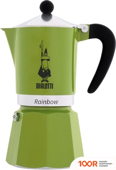 Bialetti RAINBOW (6 ПОРЦИЙ, ЗЕЛЕНЫЙ) (68044)