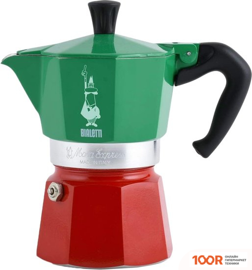 Bialetti MOKA EXPRESS TRICOLOR (3 ПОРЦИИ) (68011)