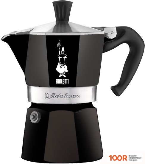 Bialetti MOKA EXPRESS (3 ПОРЦИИ, ЧЕРНЫЙ) (68001)