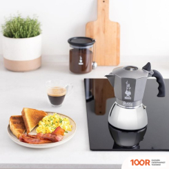 Bialetti BRIKKA (4 ПОРЦИИ, СЕРЫЙ) (67970)