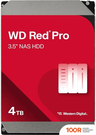 Жесткий диск WD RED PRO 4TB WD4005FFBX (67898)