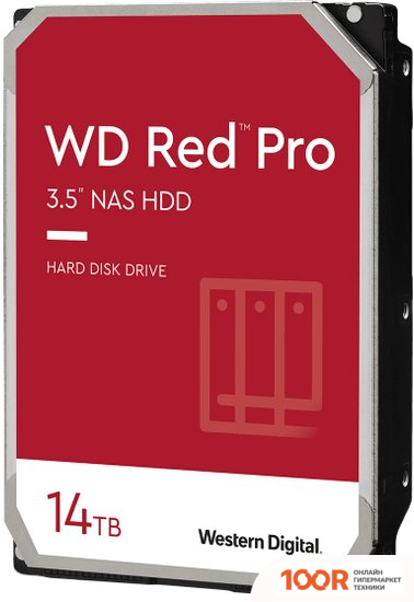 Жесткий диск WD RED PRO 14TB WD142KFGX (67893)