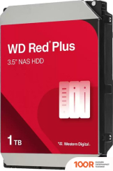 Жесткий диск WD RED PLUS 1TB WD10EFRX (ВОССТАНОВЛЕННЫЙ ПРОИЗВОДИТЕЛЕМ) (67880)