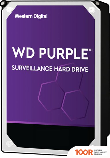 Жесткий диск WD PURPLE SURVEILLANCE 4TB WD42PURU (67865)