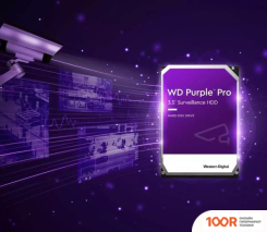 Жесткий диск WD PURPLE PRO SURVEILLANCE 8TB WD8001PURA (67861)
