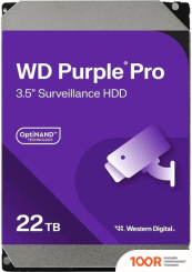 Жесткий диск WD PURPLE PRO 22TB WD221PURP (67851)