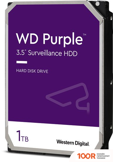 Жесткий диск WD PURPLE 1TB WD11PURZ (67833)