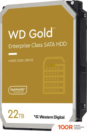 Жесткий диск WD GOLD 22TB WD221KRYZ (67823)