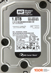 Жесткий диск WD CAVIAR BLACK 1TB WD1002FAEX (ВОССТАНОВЛЕННЫЙ ПРОИЗВОДИТЕЛЕМ) (67810)
