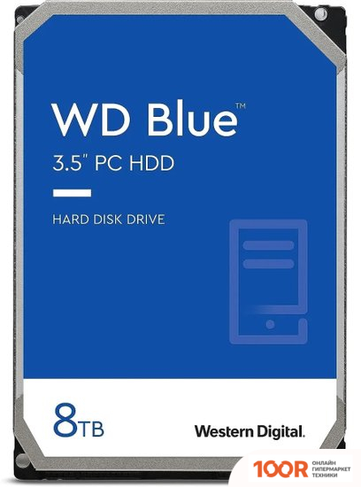 Жесткий диск WD BLUE 8TB WD80EAAZ (67807)