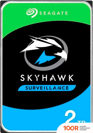 Жесткий диск Seagate SKYHAWK SURVEILLANCE 2TB ST2000VX017 (67680)