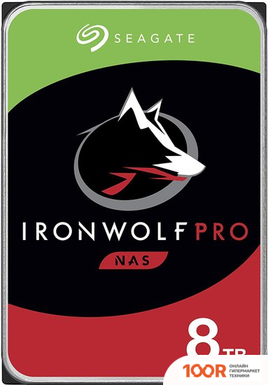 Жесткий диск Seagate IRONWOLF PRO 8TB ST8000NE001 (67660)
