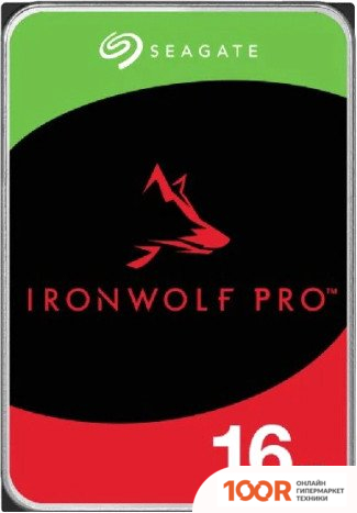 Жесткий диск Seagate IRONWOLF PRO 16TB ST16000NT001 (67655)