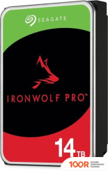 Жесткий диск Seagate IRONWOLF PRO 14TB ST14000NT001 (67653)