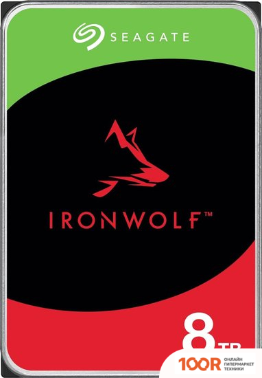 Жесткий диск Seagate IRONWOLF 8TB ST8000VN002 (67649)
