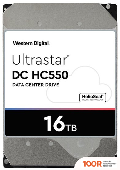 Жесткий диск HGST ULTRASTAR DC HC550 16TB WUH721816AL5204 (67416)