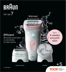 Эпилятор Braun SILK EPIL 7 SE 7-060 (67136)