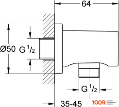 Grohe RAINSHOWER 22118KF0 (ЧЕРНЫЙ) (64146)