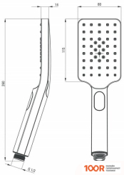 Deante ALPINIA NERO NGA N51S (63220)