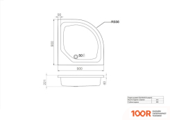 Душевой поддон Triton ПД4 90X90 (62056)
