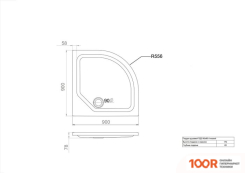 Душевой поддон Triton ПД2 90X90 (62048)