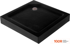 Душевой поддон Saniteco Т003 (80Х80, ЧЕРНЫЙ) (62031)